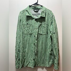 The North‎ Face Long Sleeve Button Shirt Men’s XL Fishing Hiking Outdoors Vented